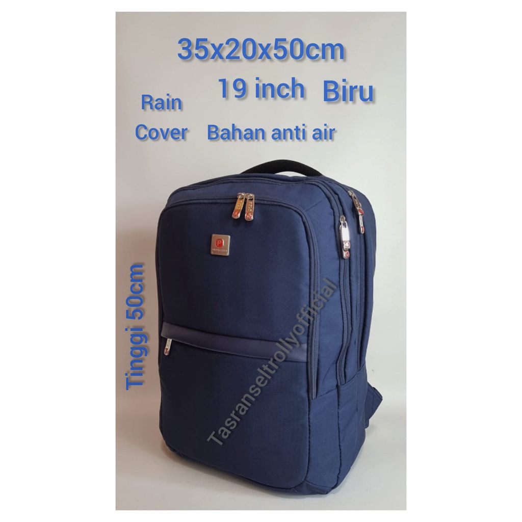 Tas Ransel Laptop Anti air Polo Interclub 19&quot; 100% original.