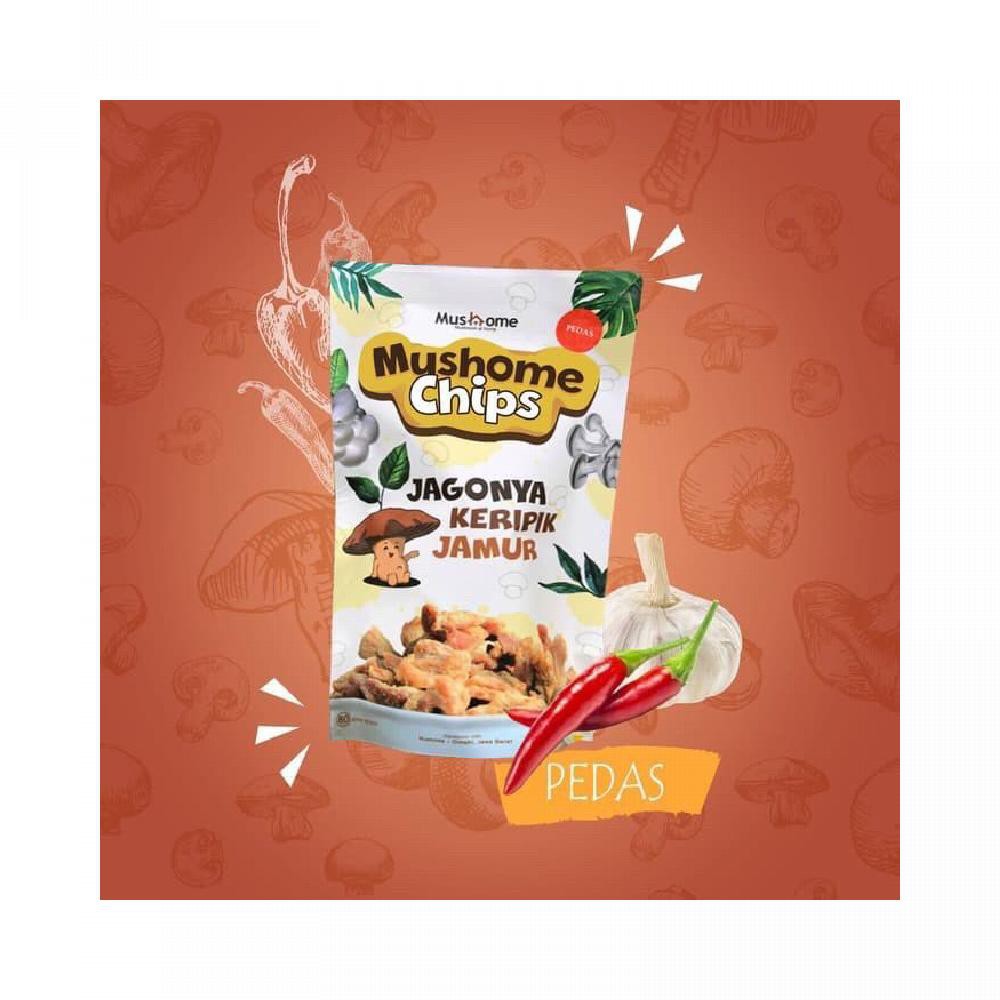 

Keripik jamur Mucy Balado 80 gram
