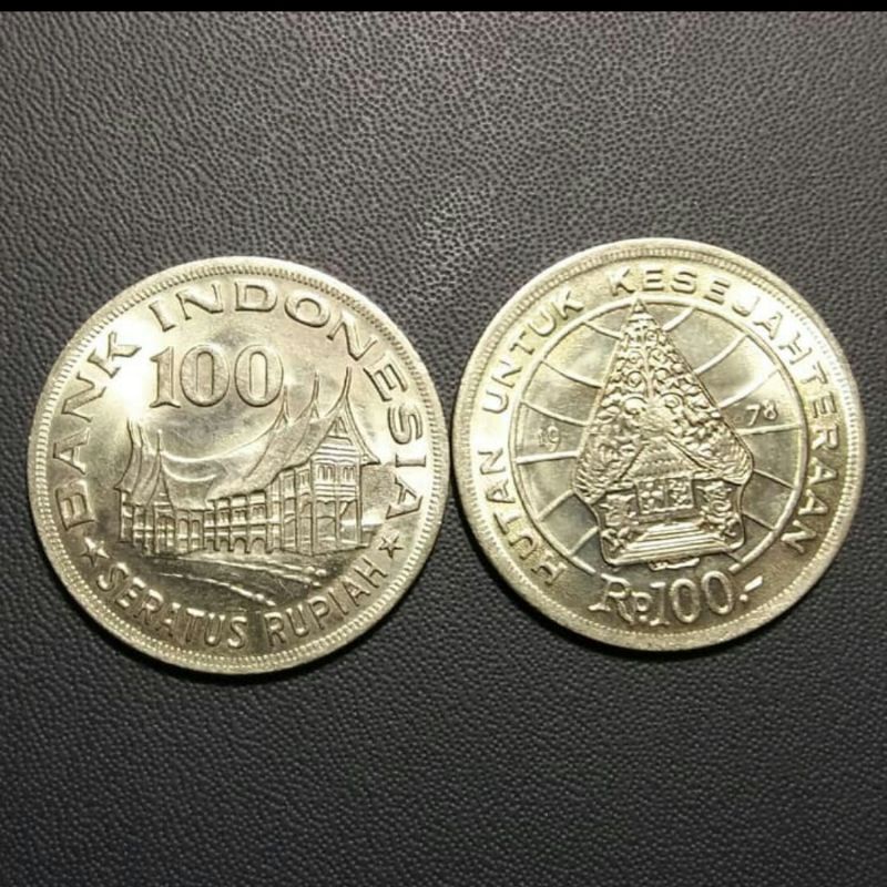 koin kuno 100 rupiah tahun 1978