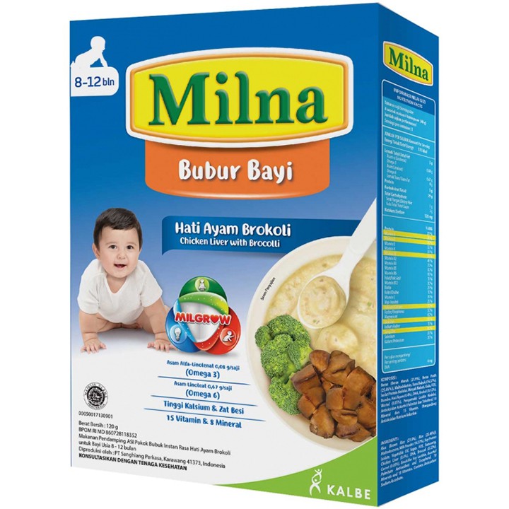 Milna Bubur Bayi Untuk Usia 8-12 Bulan