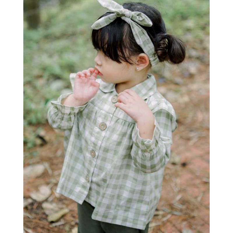 Setelan Qita Series Anak dan blouse mommy