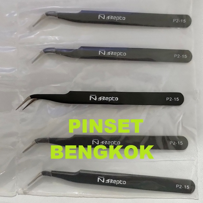 Pinset cabut bulu sarang walet BENGKOK &amp; LURUS original Bird's Nest