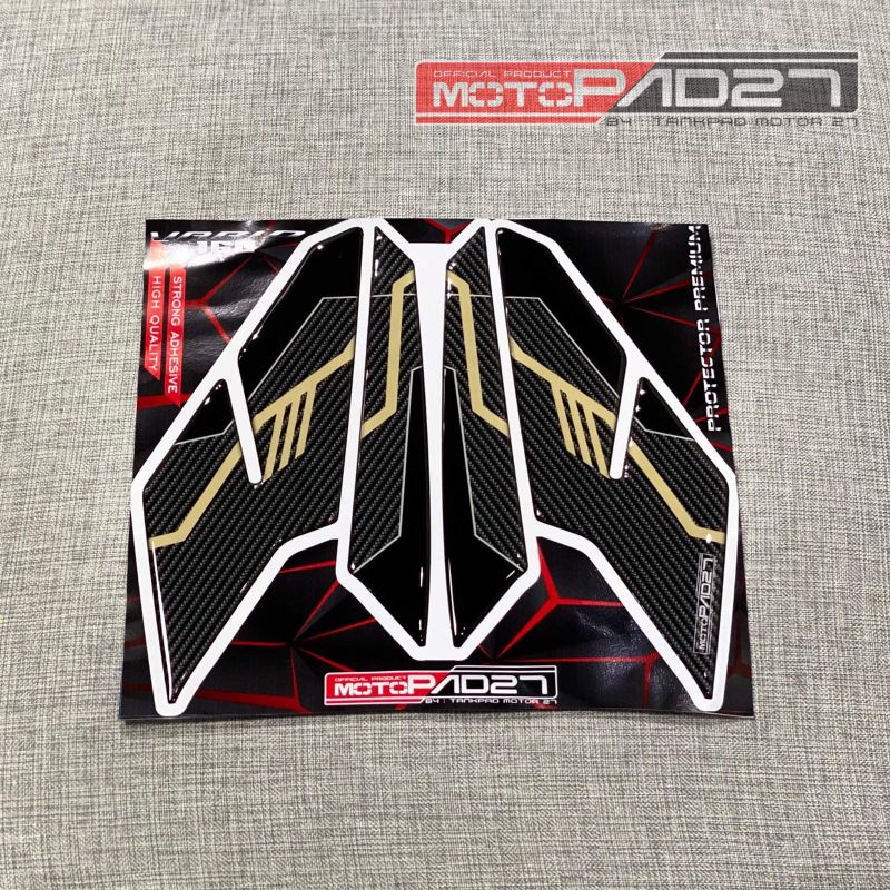 Motopad27 Stiker Resin timbul Footstep Aksesories  Honda New Vario 160 2022 Premium