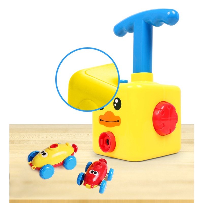 Mary Mainan Balon Mobil Sliding Interaktif Burung/Untuk Kodok/Kendaraan Bebek Untuk w/Air Launcher One-press Button Balita Aktif