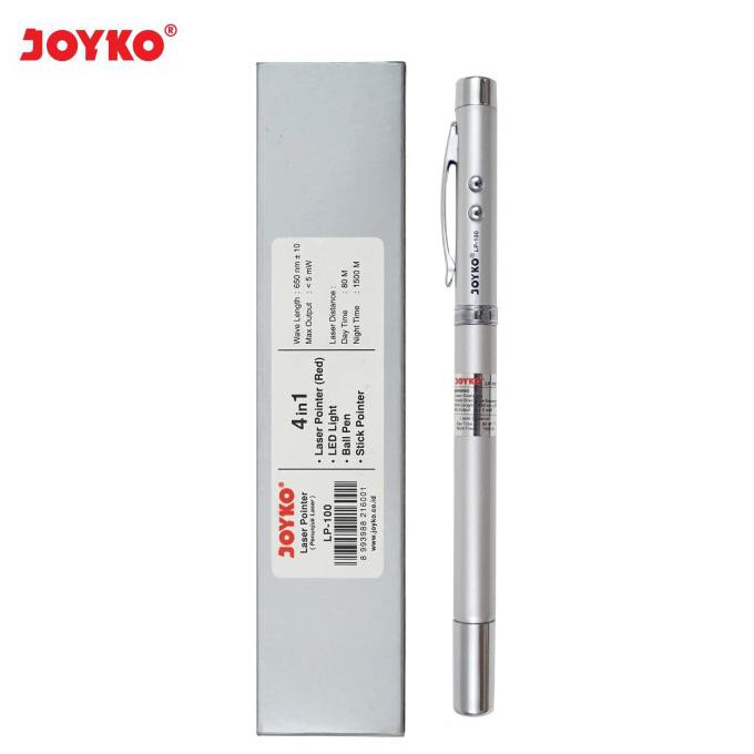 

Laser Pointer 4 In 1/ Penunjuk Laser / Senter / Pulpen Joyko LP-100