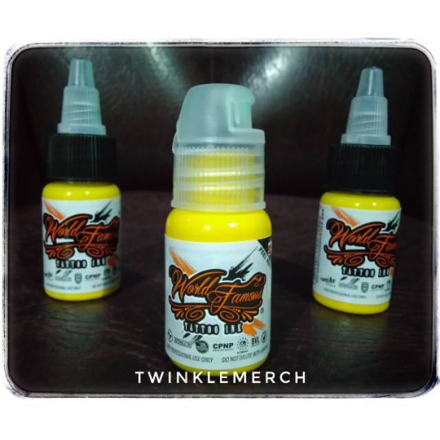 Tinta Tattoo - World Famous Ink - Great Wall Yellow - 15ml