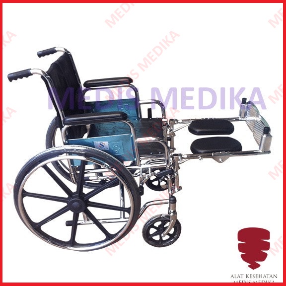 Kursi Roda Peralatan Bantu Penunjang Gerak 2in1 Wheel chair Sella GEA