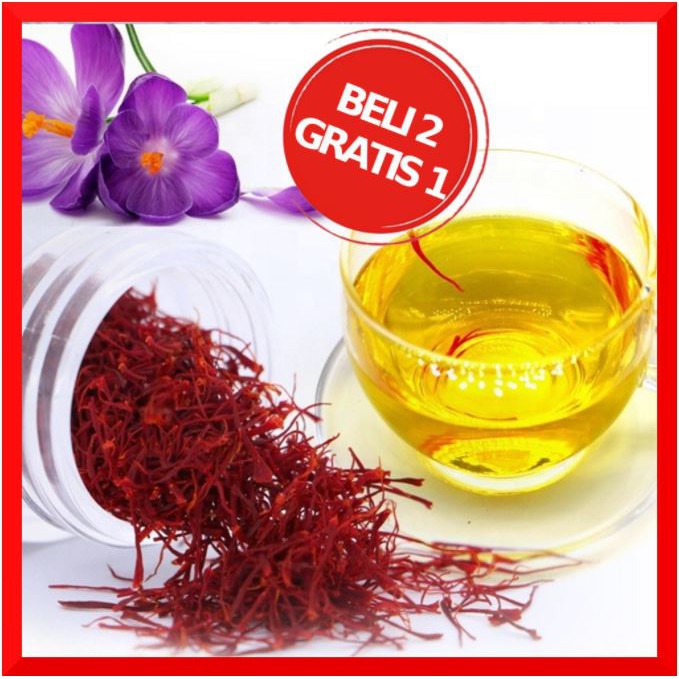 

PROMO Original Rempah Kesehatan Saffron Crocus Premium Super safron