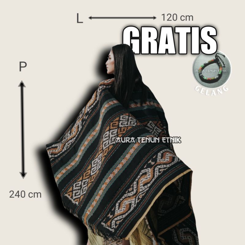 Kain Tenun Ikat Jepara Blanket Etnik Toraja Lombok Lurik Baju Tenun Couple Pasangan Pria Wanita