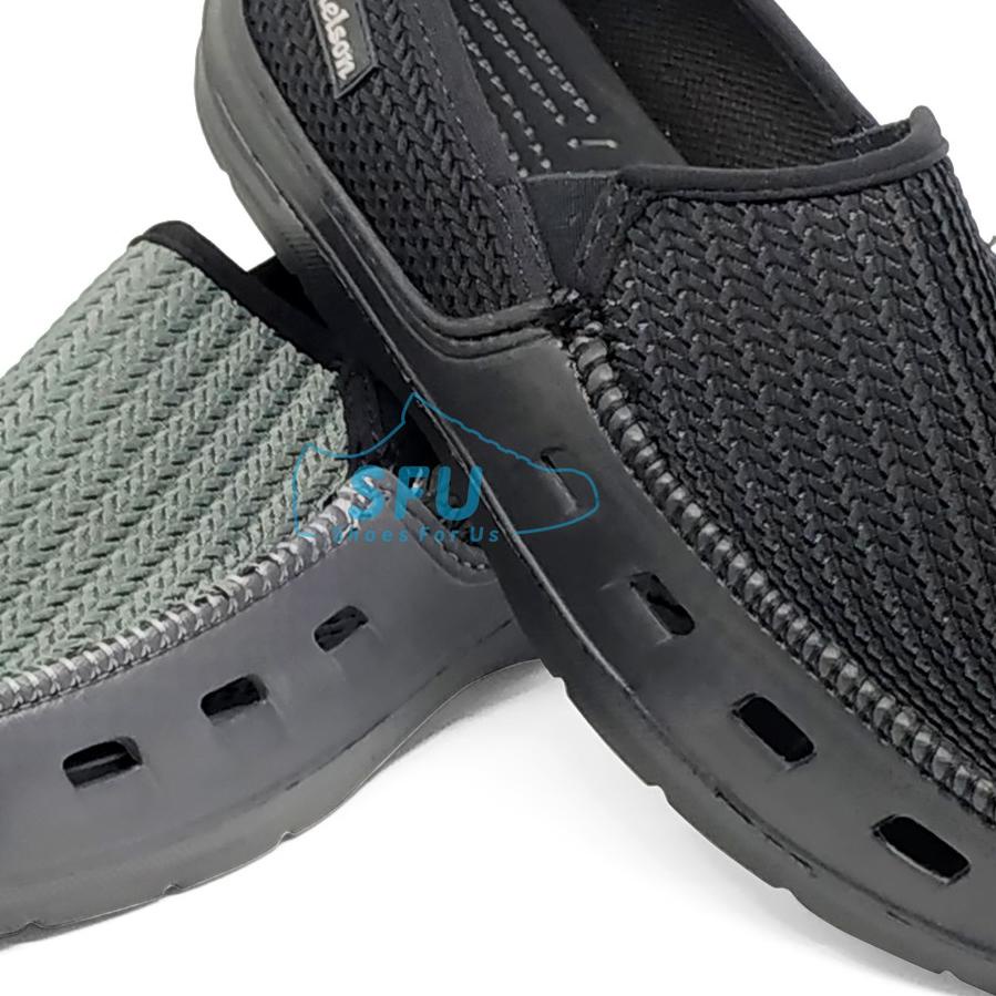 ♕ SFU SEPATU KARET CASUAL SLIP ON PRIA Ardiles Mickelson NUEFO ✵