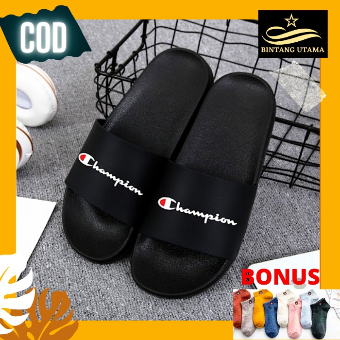 SANDAL PRIA SLIP ON CH31 SANDAL KARET SANTAI SLOP SELOP SLIDE JELLY JEPIT FLADEO EMORY SOFIYA MORYMO