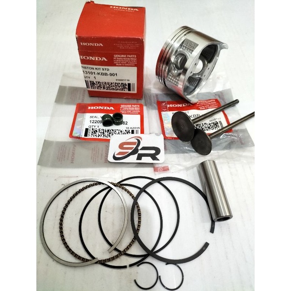 PISTON KIT STD KOMPLIT (KBB) HONDA ORIGINAL TIGER   KELENGKAPAN PRODUK  PISTON KIT STD KOMPLIT  PATUNG KLEP 2 BIJI SIL KLEP 2 BIJI