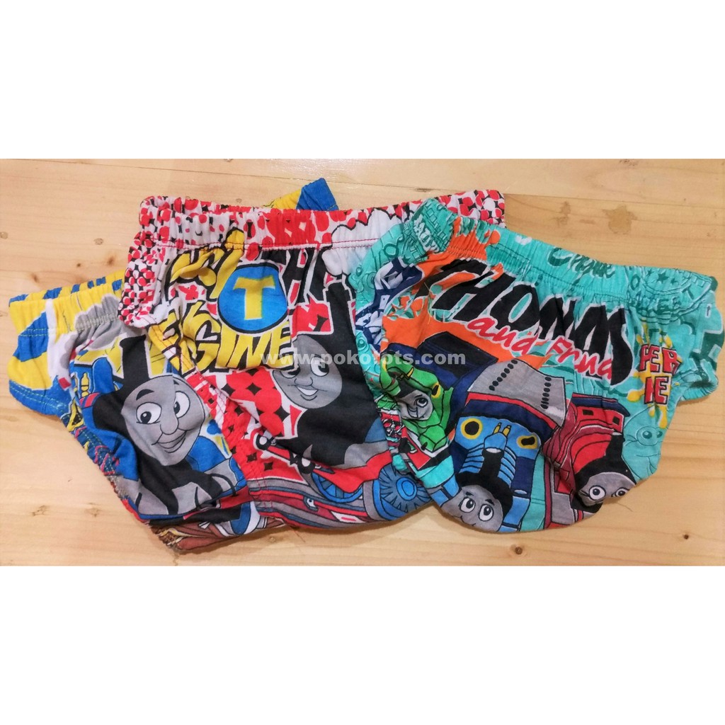 Ridges Boy's Briefs Character Size M (MEDIUM) Isi 3 Celana Dalam Karakter Anak Cowo CD Laki-Laki