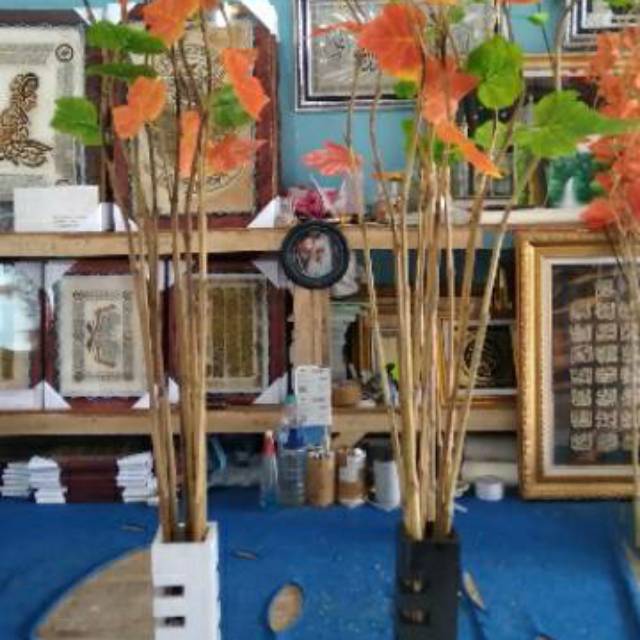 Bunga hias bambu ulir (campur)