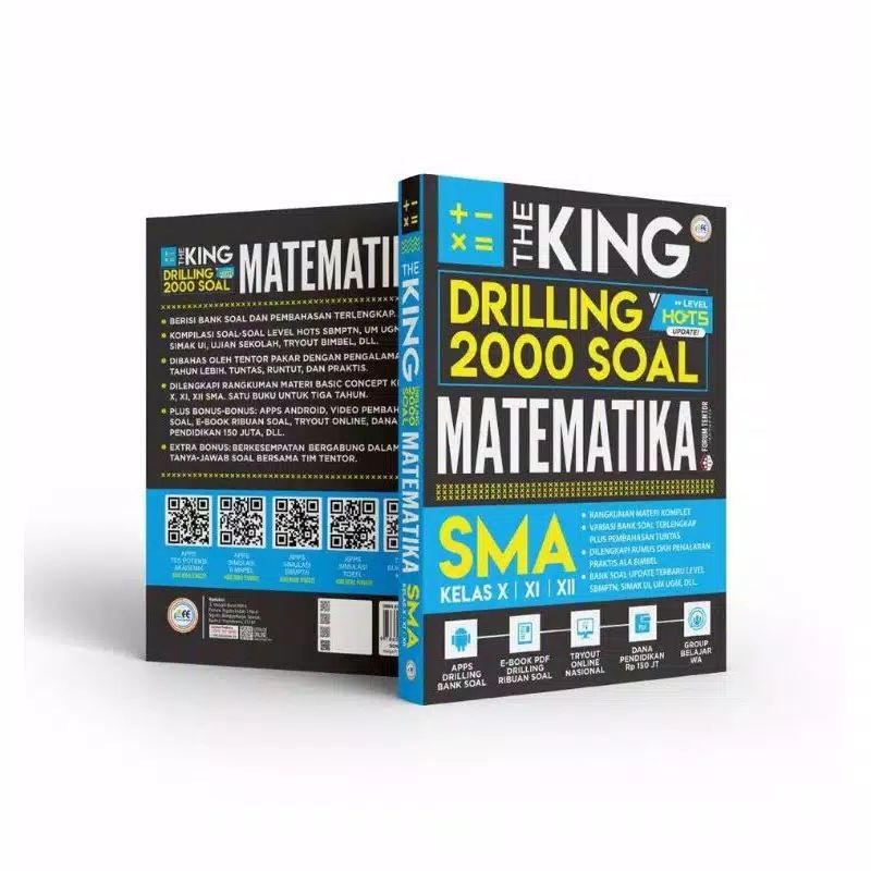 BUKU SMA THE KING DRILLING 2000 SOAL MATEMATIKA, KIMIA, FISIKA, BIOLOGI-MATEMATIKA