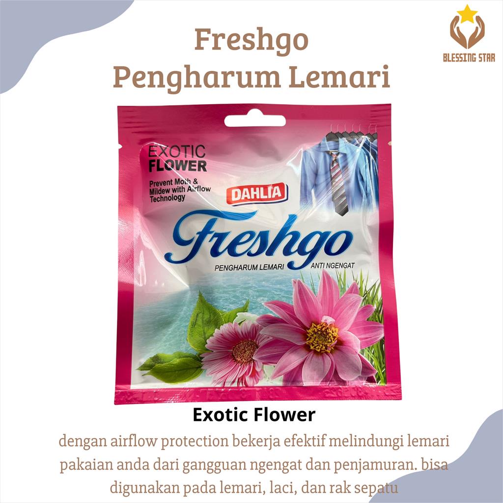 DAHLIA Freshgo 30gr Pengharum Lemari Pakaian Anti Ngengat &amp; Jamur