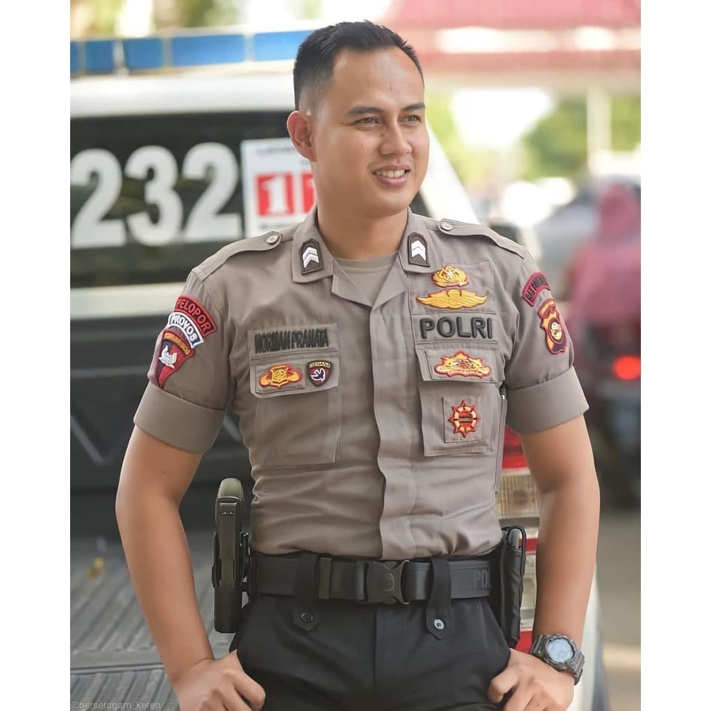 kopel set ceklock original jatah polri