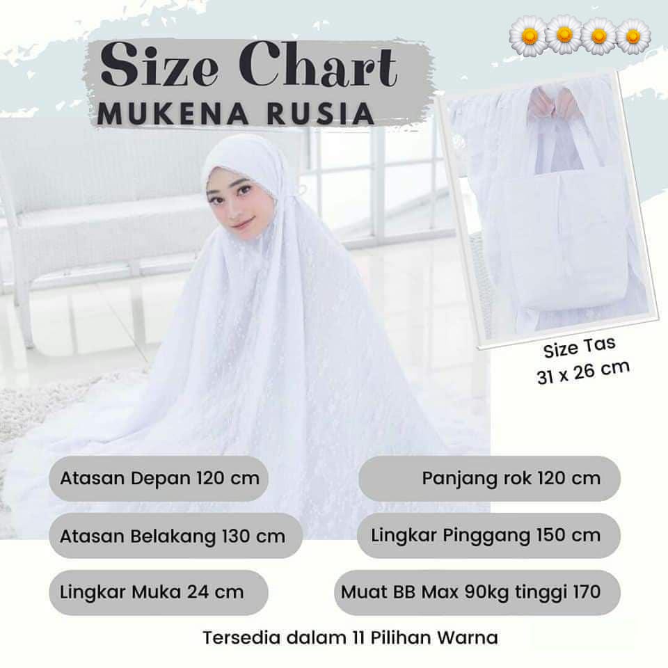 Mukena Rusia Original Dalanova/Mukena Rusia Free Tas Cantik/Mukena Ori 100%/Mukena Seserahan