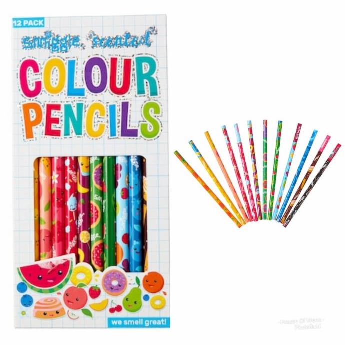 

---Terbartu--- SMIGGLE SCENTED COLOUR PENCILS - PENSIL WARNA WANGI SMIGGLE