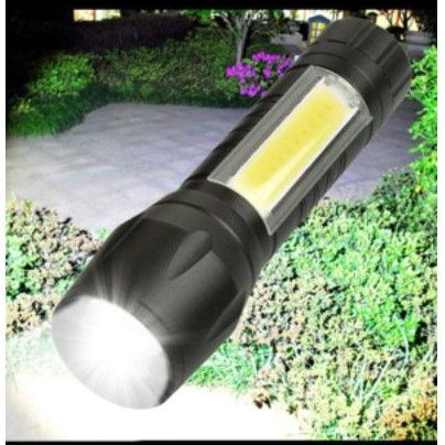 Senter SWAT COB Zoom Rechargeable Mini SF-511 Super Terang