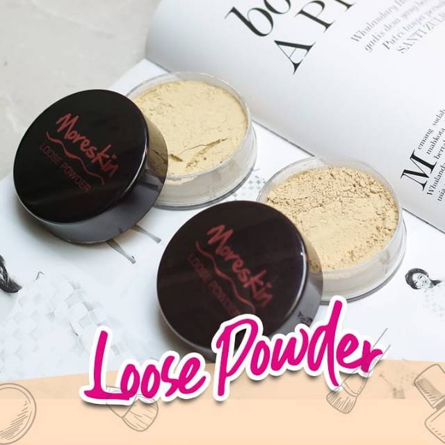 [ASLI] MORESKIN LOOSE POWDER NASA | LPOWDER | Bedak Moreskin | Bedak Tabur | Agen Nasa