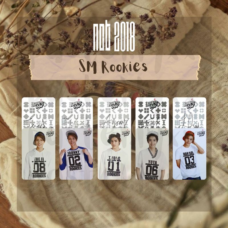 Photocard Unofficial NCT ROOKIES - SM Rookies