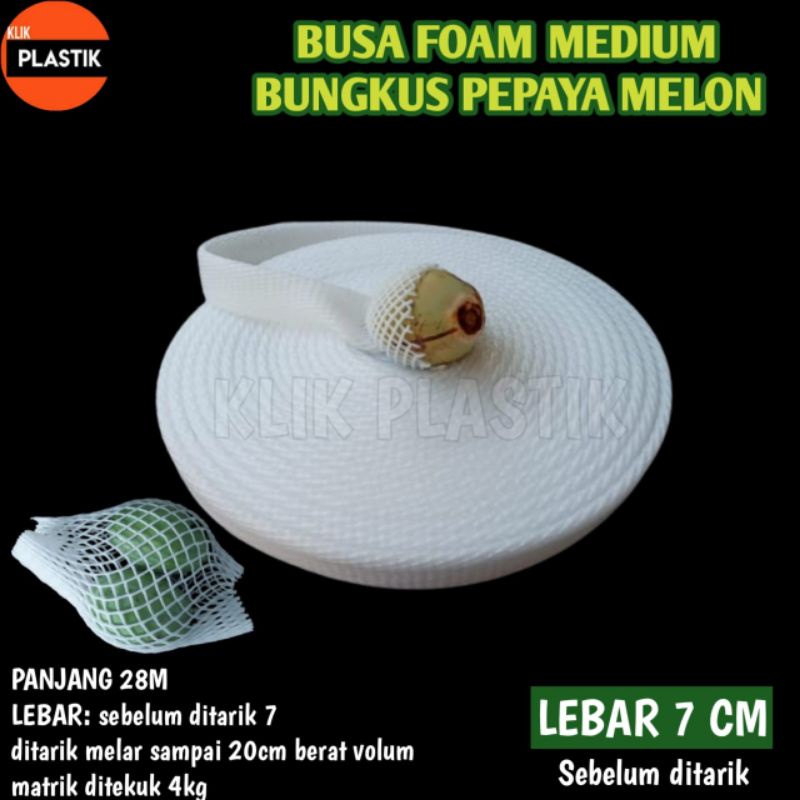 busa apel pir mangga pepaya foam net besar jaring bungkus buah polynet