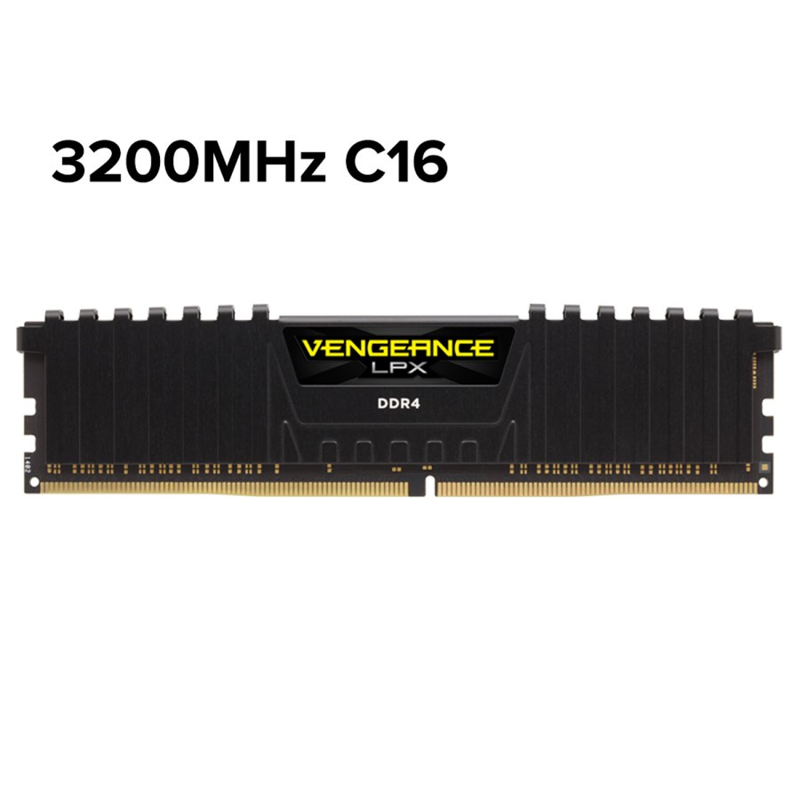 CORSAIR VENGEANCE® LPX 8GB DDR4 DRAM 3200MHz CMK8GX4M1E3200C16