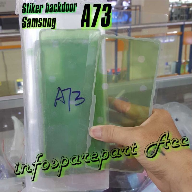 Stiker backdoor adhesive samsung A73