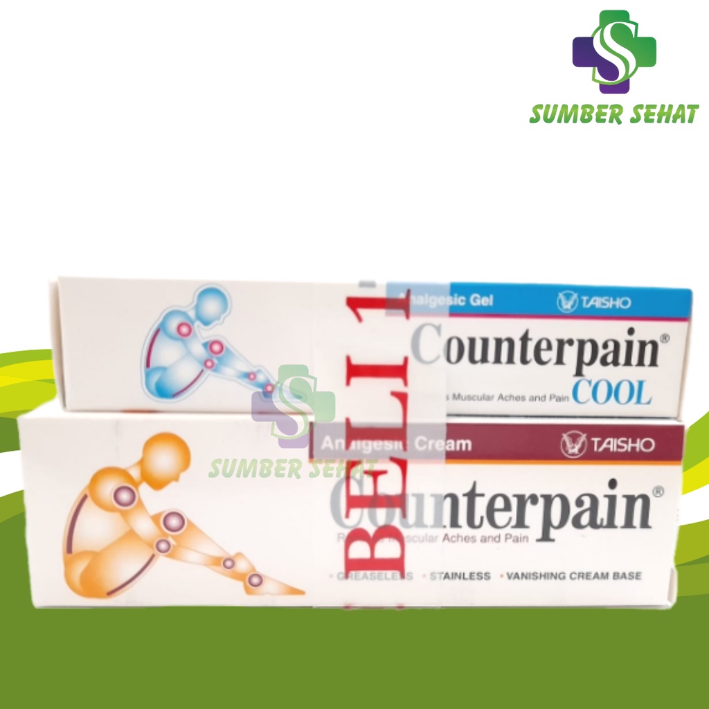 COUNTERPAIN CREAM 30 GRAM BUNDLING COUNTERPAIN COOL 15 GRAM