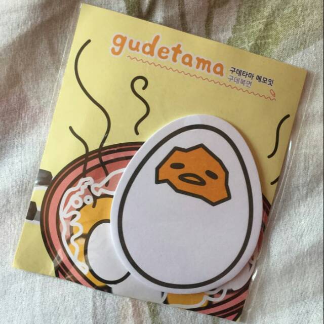 

Memo Notes Eggshell Gudetama