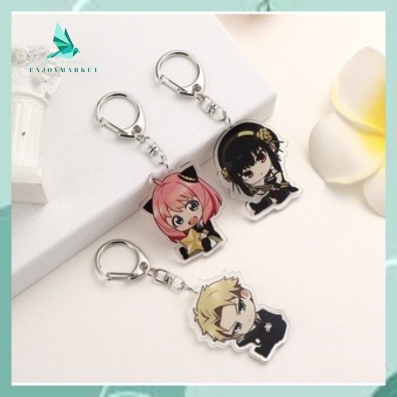 Keychain Gantungan Kunci Anime Spy X Family Anya