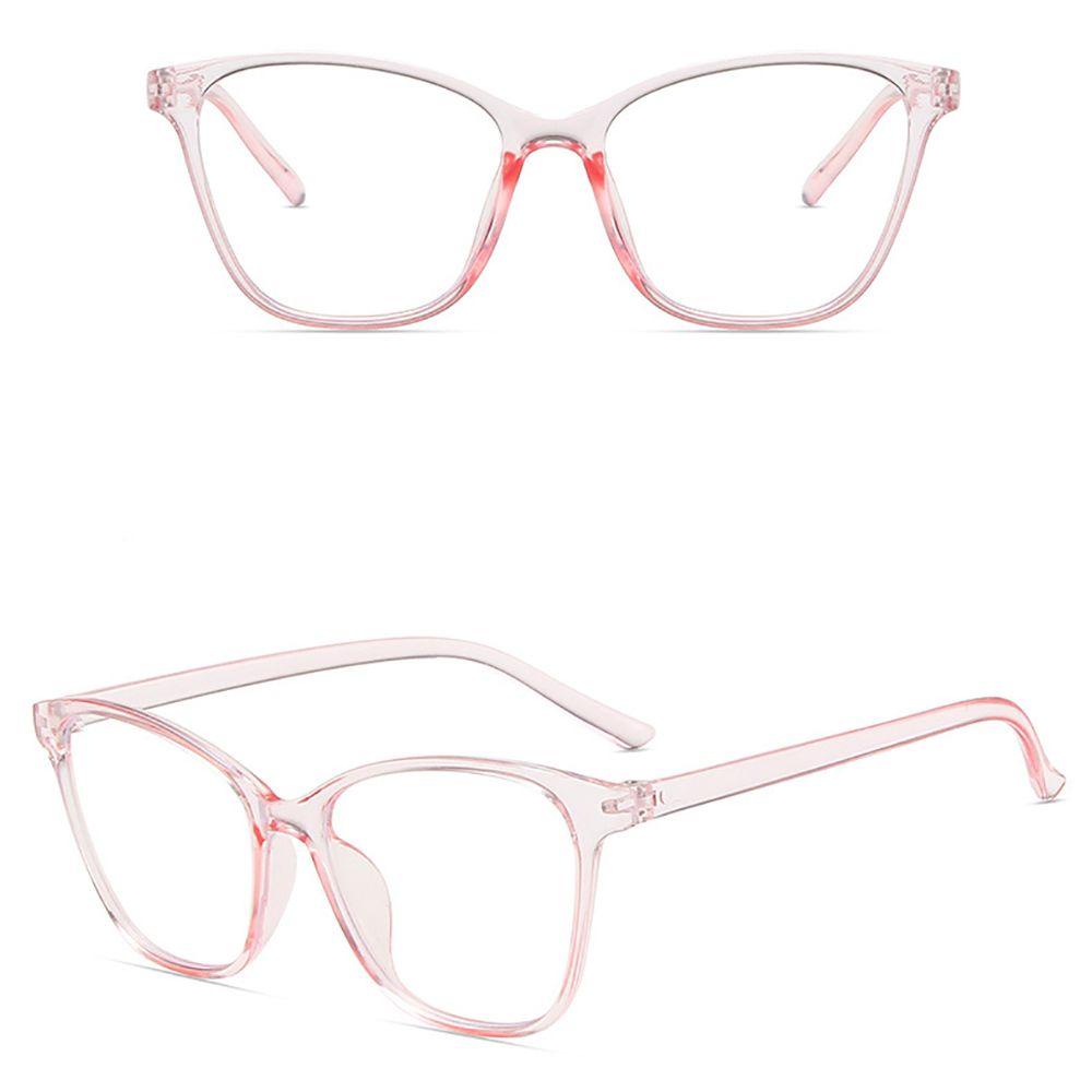 Mxbeauty Cat Eye Spectacles Retro Simpe Wanita Anti Blue Light Pria Kacamata Anti Radiasi Untuk Wanita Sale Kaca Anti Radiasi Lensa Bening Kacamata Eyeglasses Optical Glasses