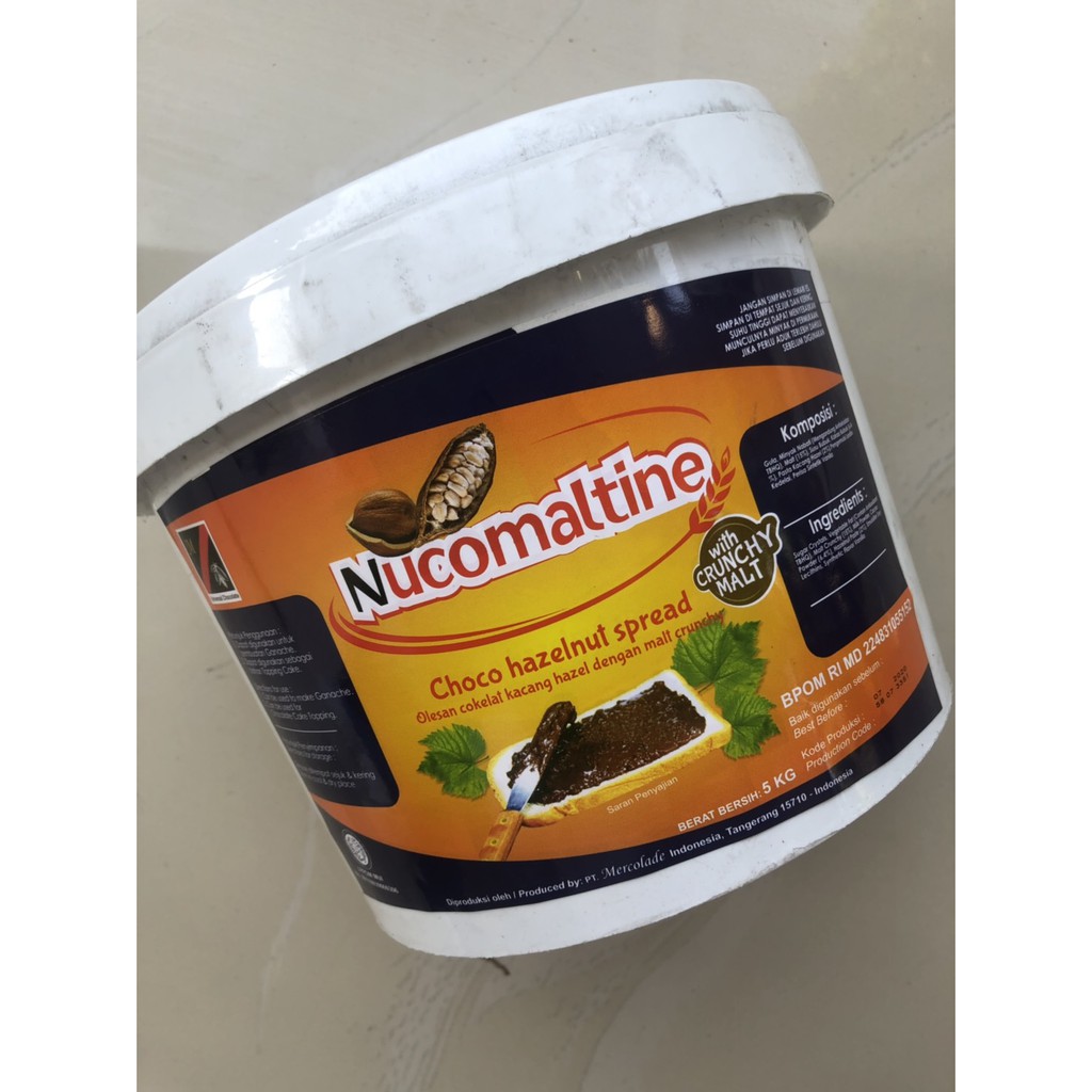 

Ovomaltine 5 kg (merk Nucomaltine) choco hazelnut spread