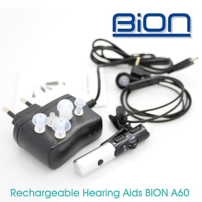 Hearing Aid BION A-60 Rechargeable BION Alat Bantu Pendengaran Cas A60