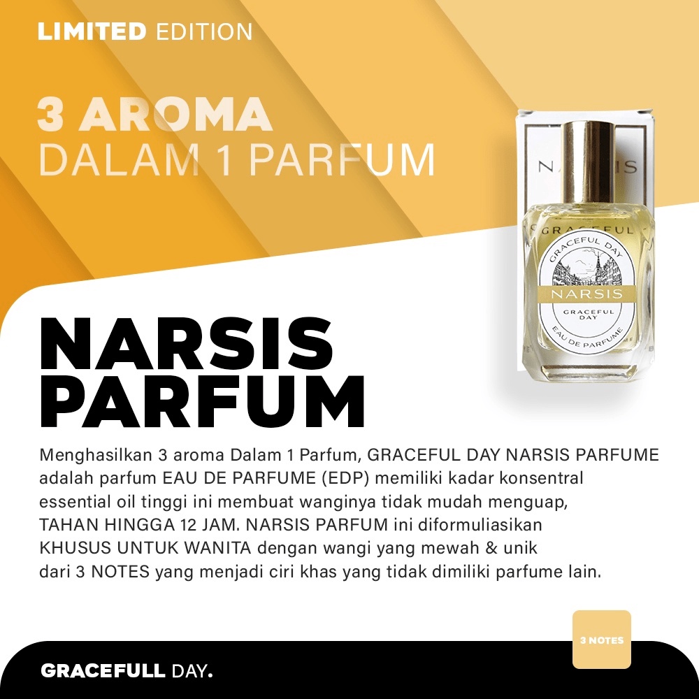 Parfume Wanita Narsis Graceful Day Eau de Perfume Parfum Wanita