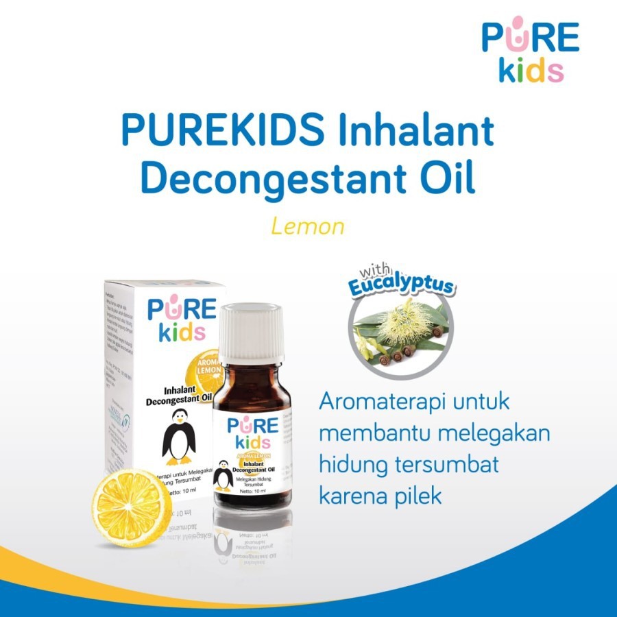 Pure Baby Kids Inhalant Decongestan Oil Melegakan Hidung Tersumbat-6