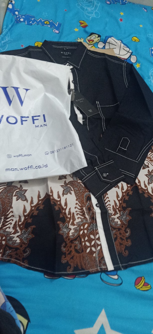 Woffi Man Kemeja Batik - Baraka Regular Fit Cotton Print