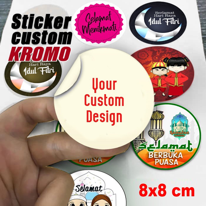 

Stiker Label Kemasan KROMO | D: 8 cm (15 pc)