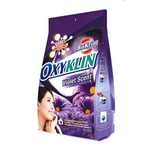 Detergen Bukrim OXYKLIN violet secret