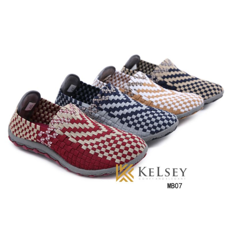 Kelsey Sepatu Rajut Wanita / Sepatu Flat Rajut Wanita MB07 Flats Shoes Rajut anyaman Women Shoes