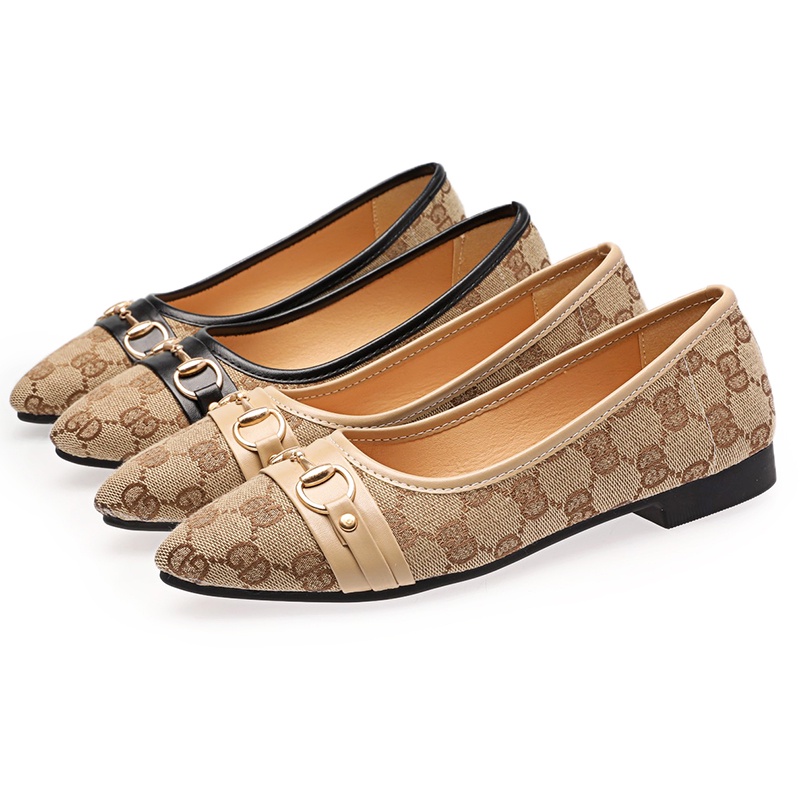 aid 0138, sepatu wanita import fashion sepatu flat slip on cantik dan terpopular terkiniian