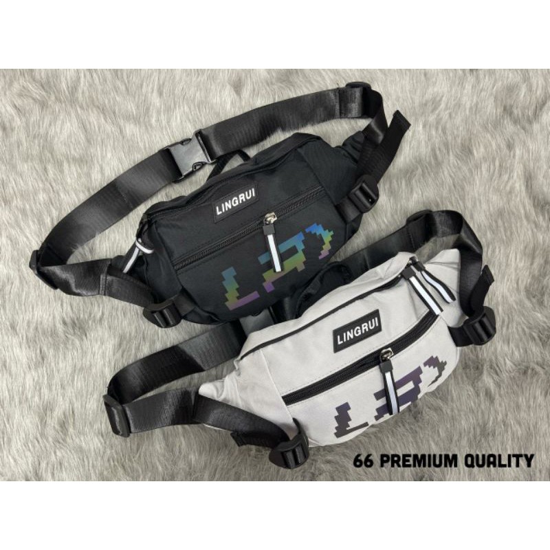 TAS PINGGANG IMPORT STYLISH, TAS ANTI AIR, TAS PINGGANG PRIA