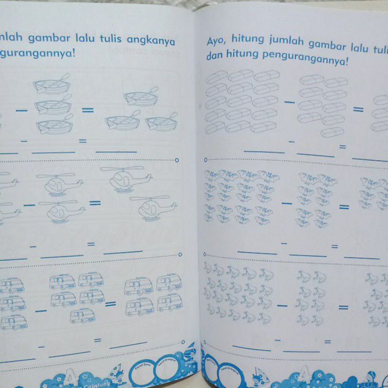 Buku Gemar Belajar Calistung Baca Tulis Hitung