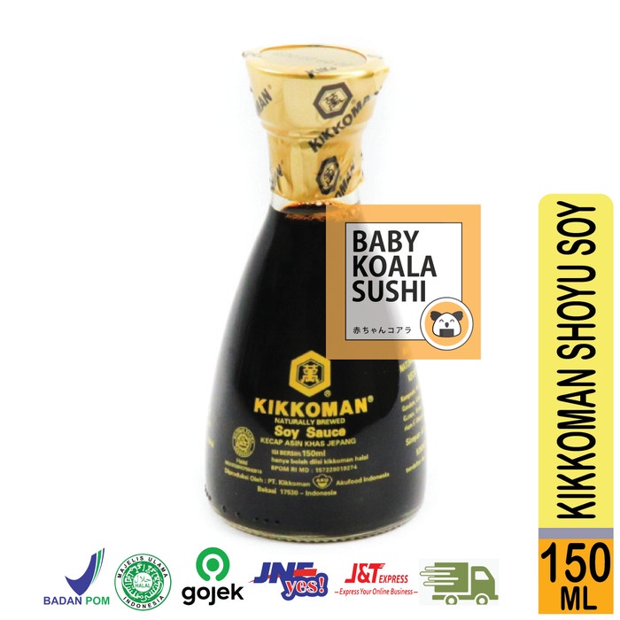 

Fe08774g Kikkoman Shoyu Halal 150Ml | Kecap Asin Jepang | Soy Sauce All Purpose - Dispenser 150Ml