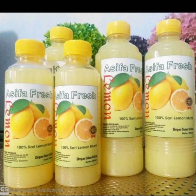 

SARI LEMON ASIFA Fresh 250mL (Murni Sari Lemon tanpa bahan pengawet)