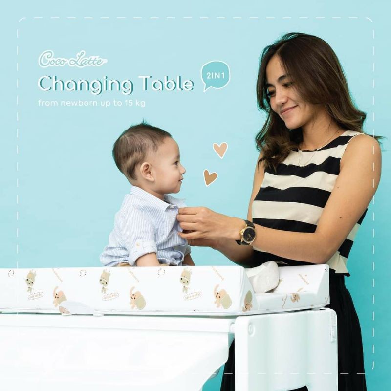 Cocolatte Baby Tafel CL 6969 Changing Table 2 in 1 / Bak Mandi Bayi / Meja Ganti Popok Bayi