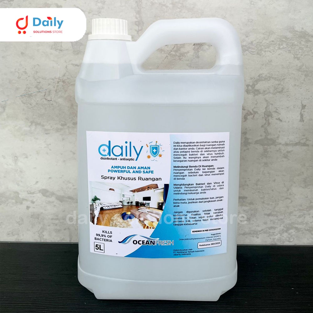 DESINFEKTAN DAILY ANTISEPTIC DISINFEKTAN 5 LITER KHUSUS RUANGAN