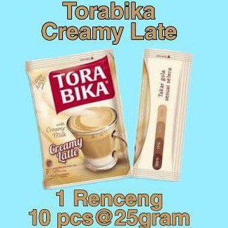 TORABIKA CREAMY LATTE ISI 10SACHET. ORIGINAL.HARGA GROSIR