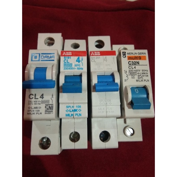 mcb schneider  4A modifikasi